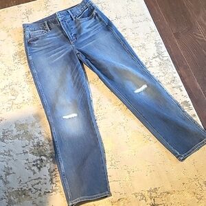 WHBM Womens Straight Crop jeans